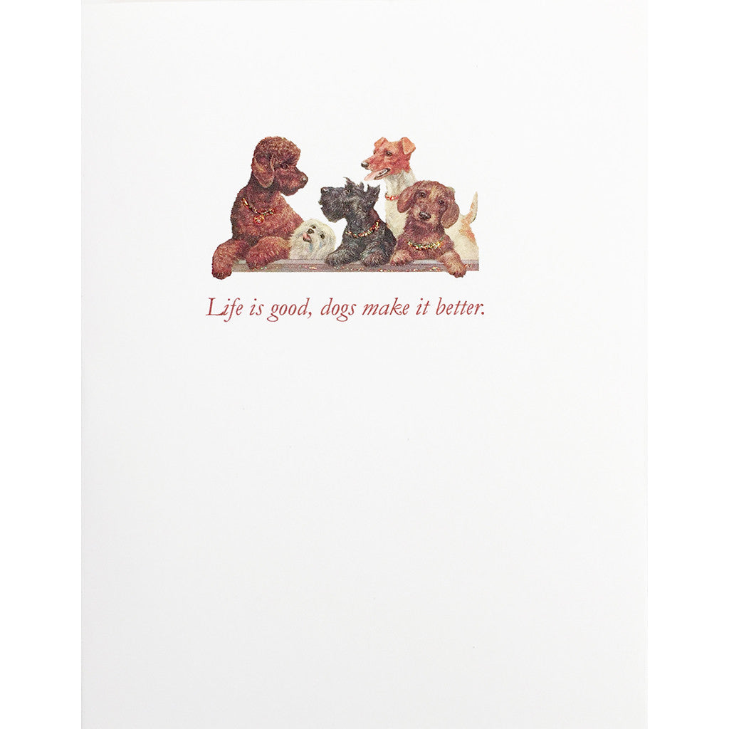 Greeting Card Dogs Make it Better - Lumia Designs