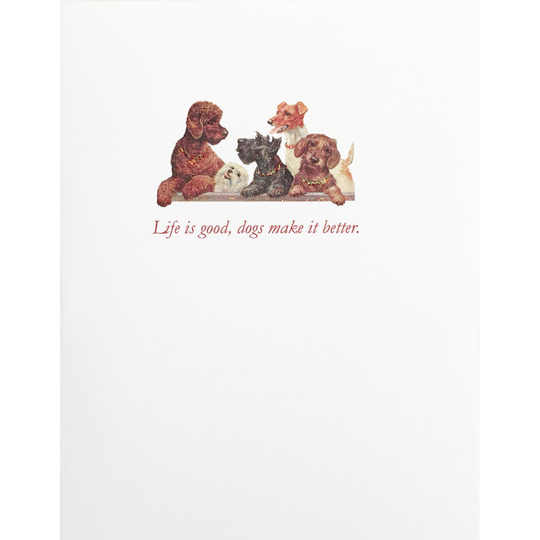 Greeting Card Dogs Make it Better - Lumia Designs