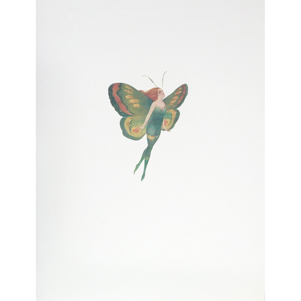 Greeting Card Butterfly Woman - Lumia Designs