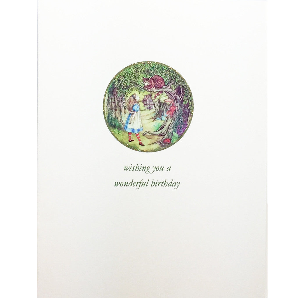 Alice in Wonder Land Birthday Card - Lumia Designs