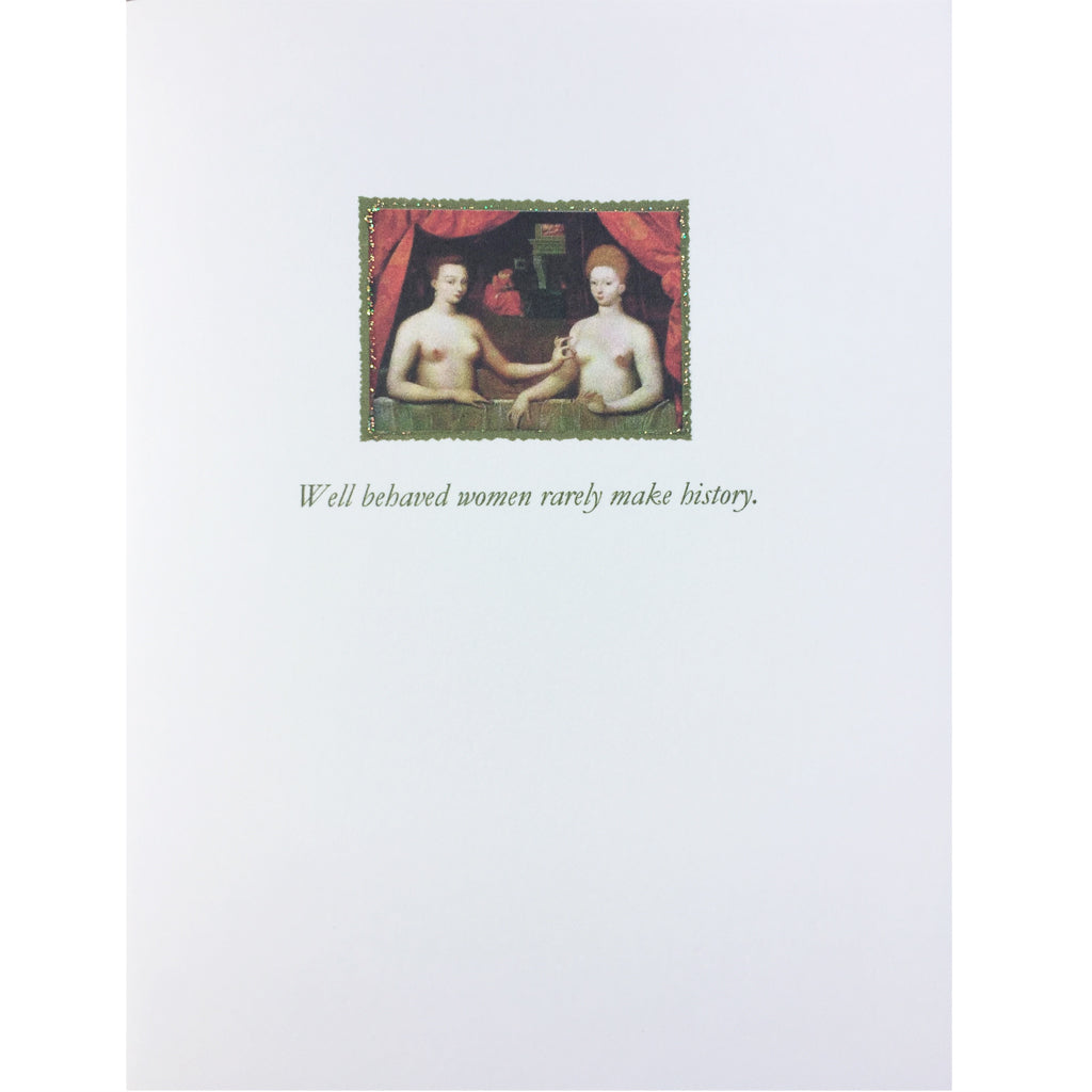 Well Behaved Women Card