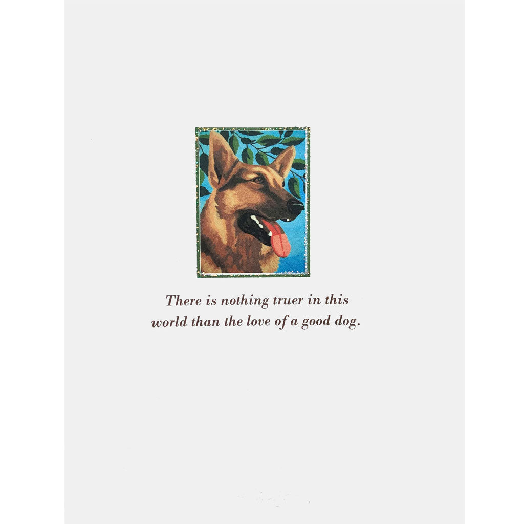 Dog greeting Card. Lumia Designs
