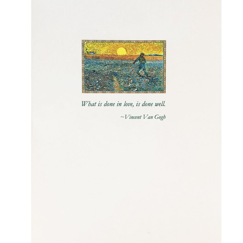 The Sower Van Gogh Card