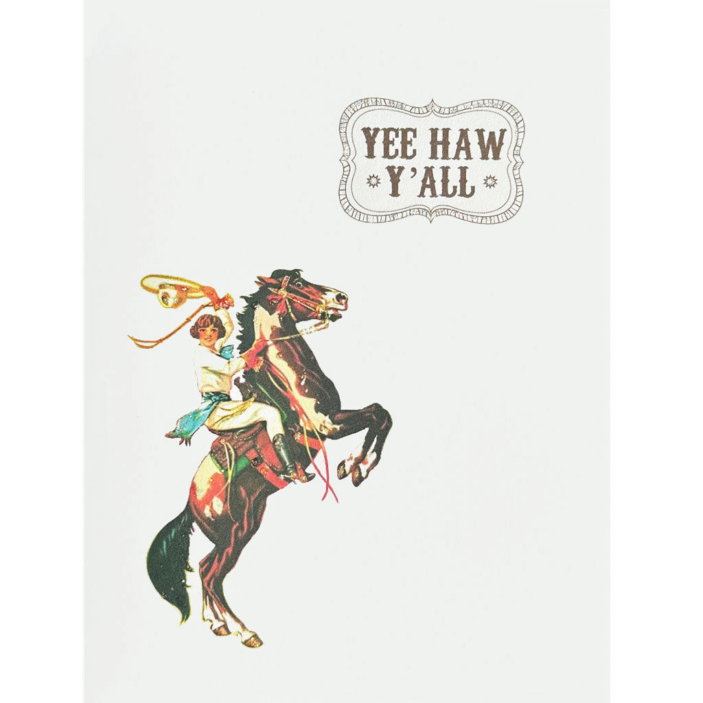 Cowgirl Yee-Haw Card