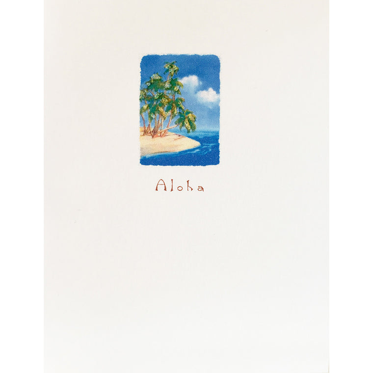 Greeting Card Aloha Tropical Paradise - Lumia Designs