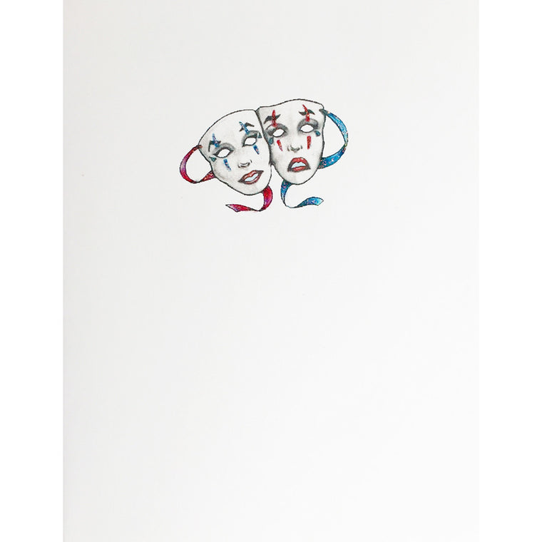 Greeting Card Drama Mask - Lumia Designs
