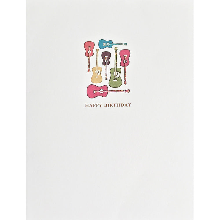 Greeting Card Guitars Birthday - Lumia Designs