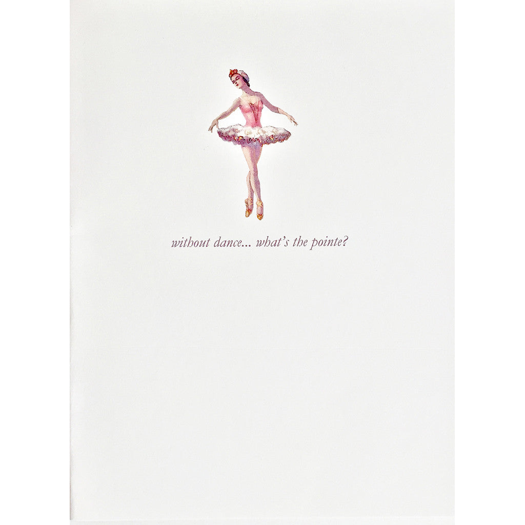Greeting Card Ballerina Lumia Designs