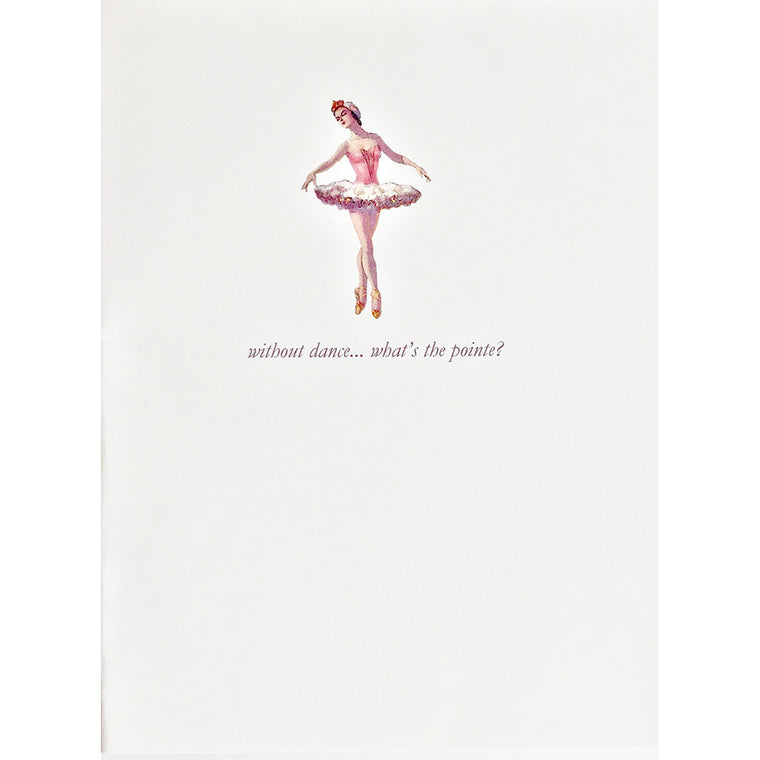 Greeting Card Ballerina Lumia Designs