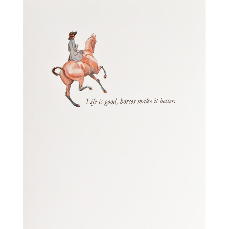 Greeting Card Horse Lover - Lumia Designs