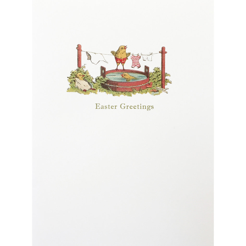 Greeting Card CEA-04W Easter Swim - Lumia Designs