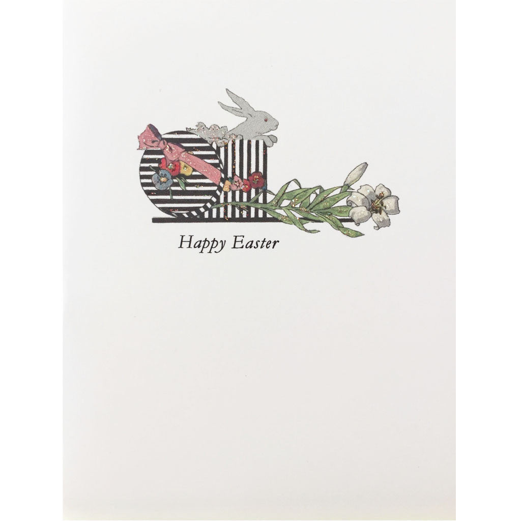 Bunny in Box Easter card