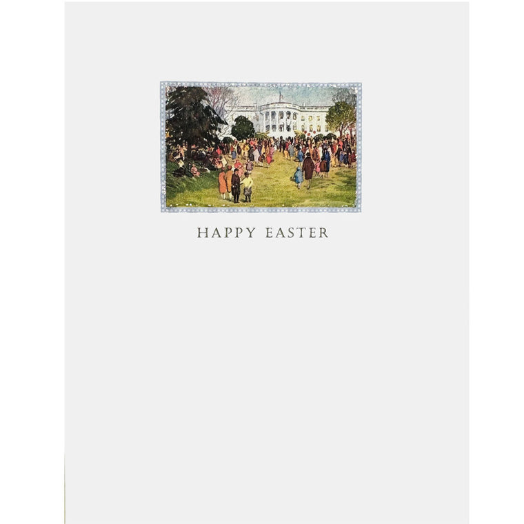 White House Egg Roll Easter Card
