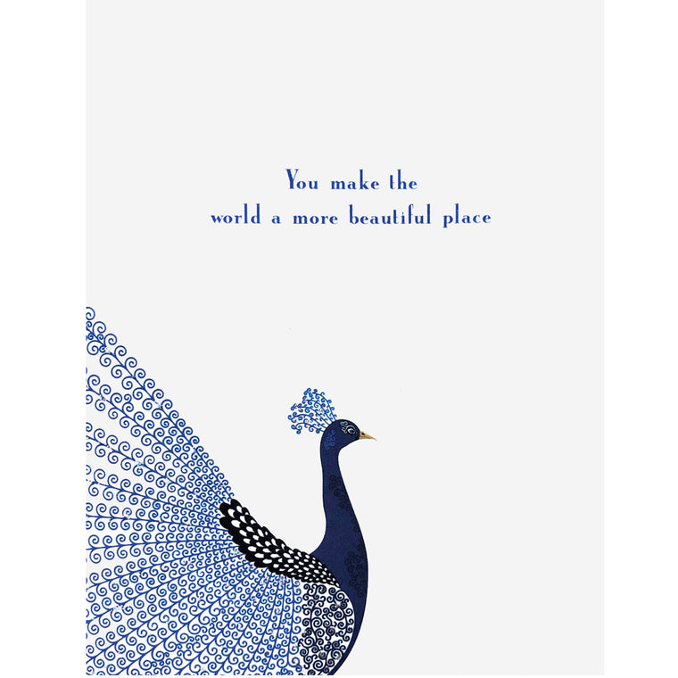 You make the world a more beautiful place Card
