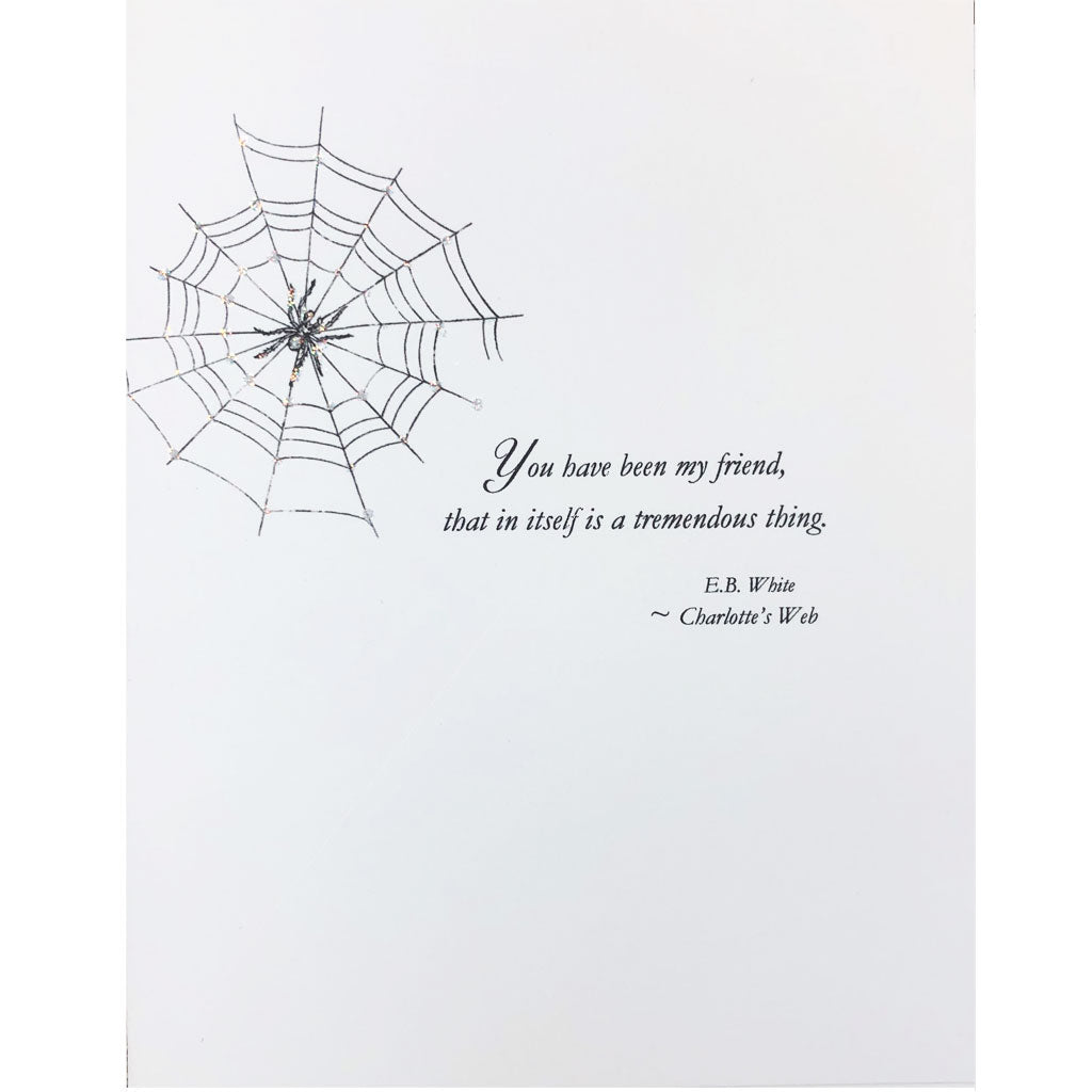 Charlotte's Web Friendship Card