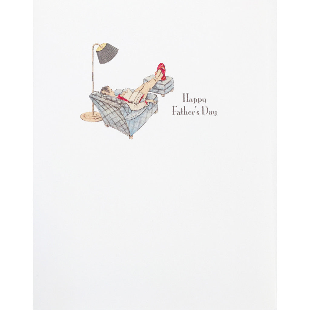 Greeting Card Easy Chair Father's Day - Lumia Designs