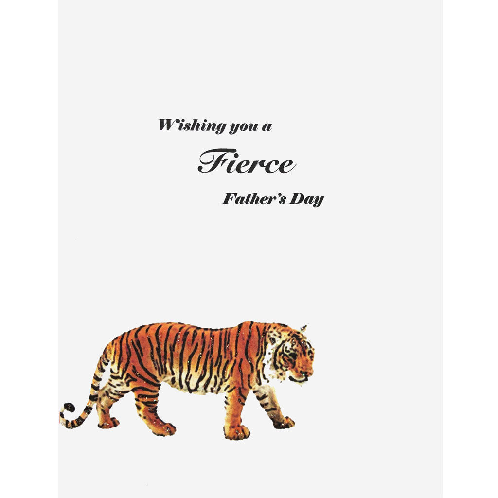 Tiger Father's Day Card. Lumia Designs