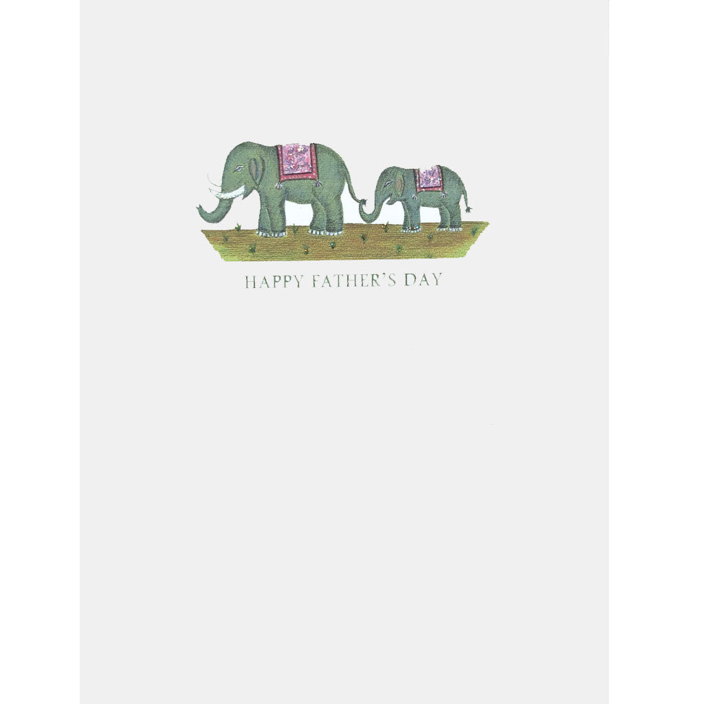 Elephants Father's Day Card
