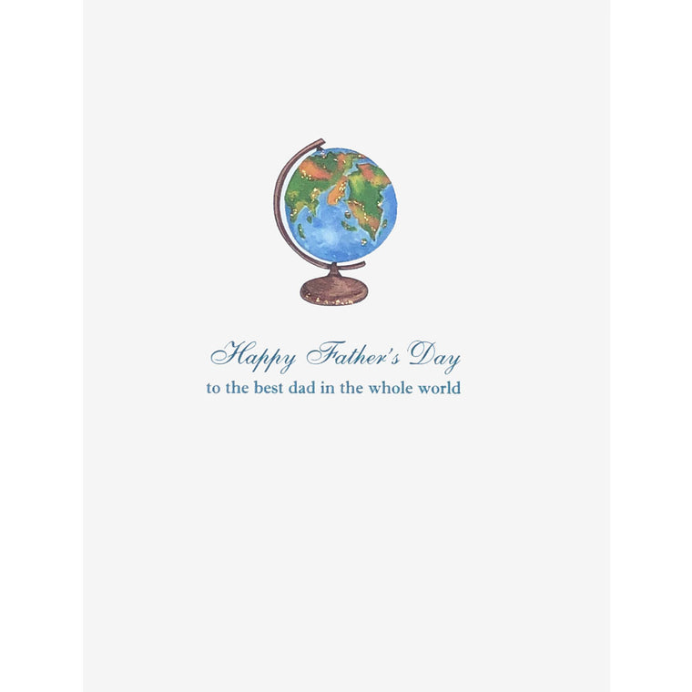 Globe Father's Day Card