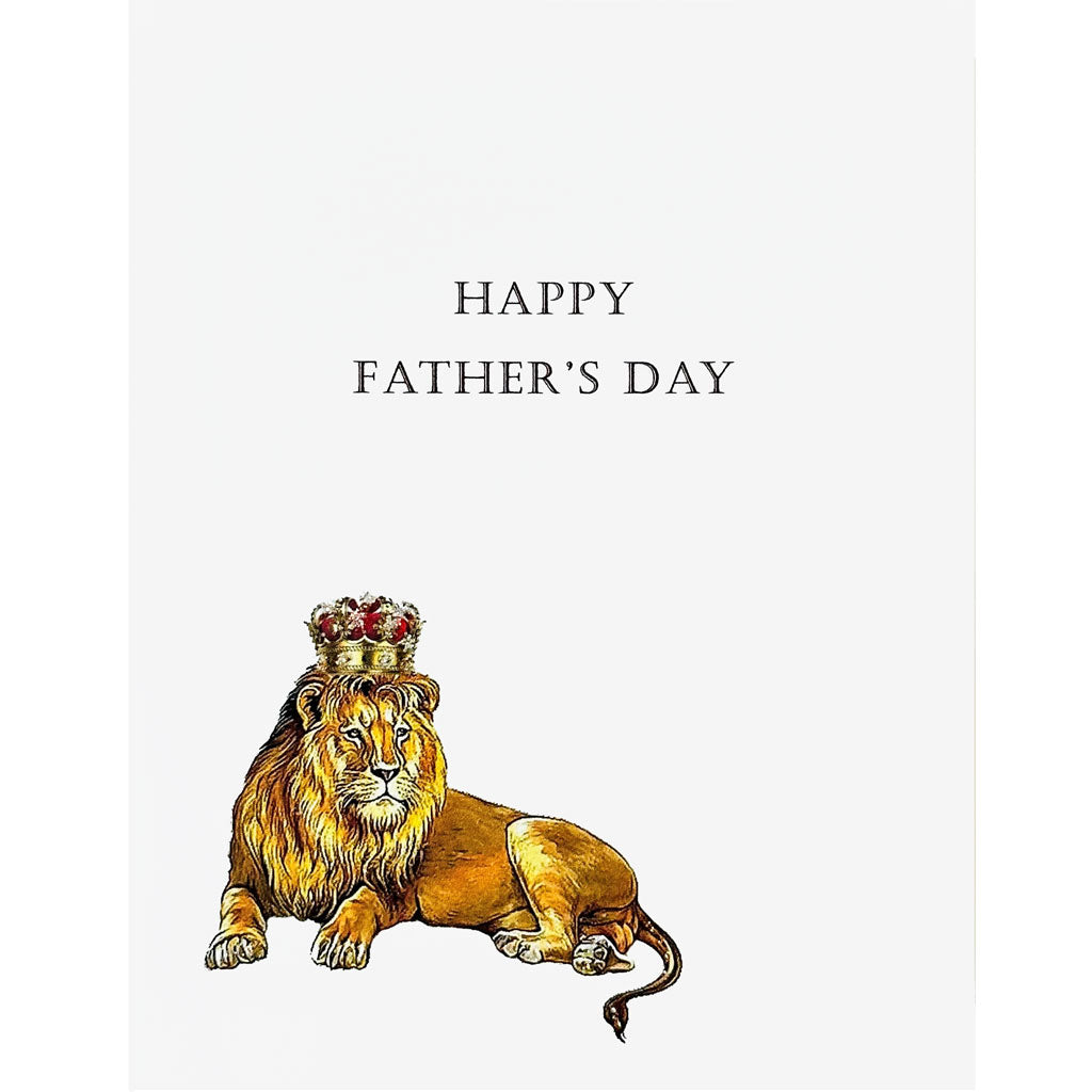 Lion Father's Day Card