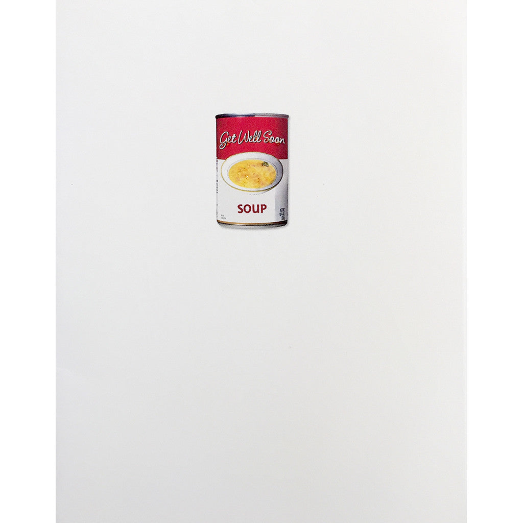 Greeting Card Get Well Soup Can - Lumia Designs