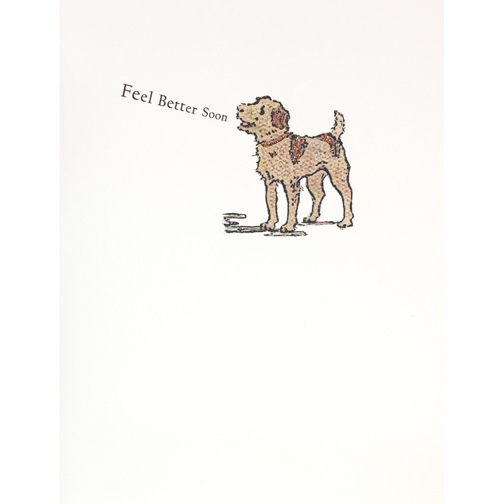 Greeting Card Doggie Get Well - Lumia Designs