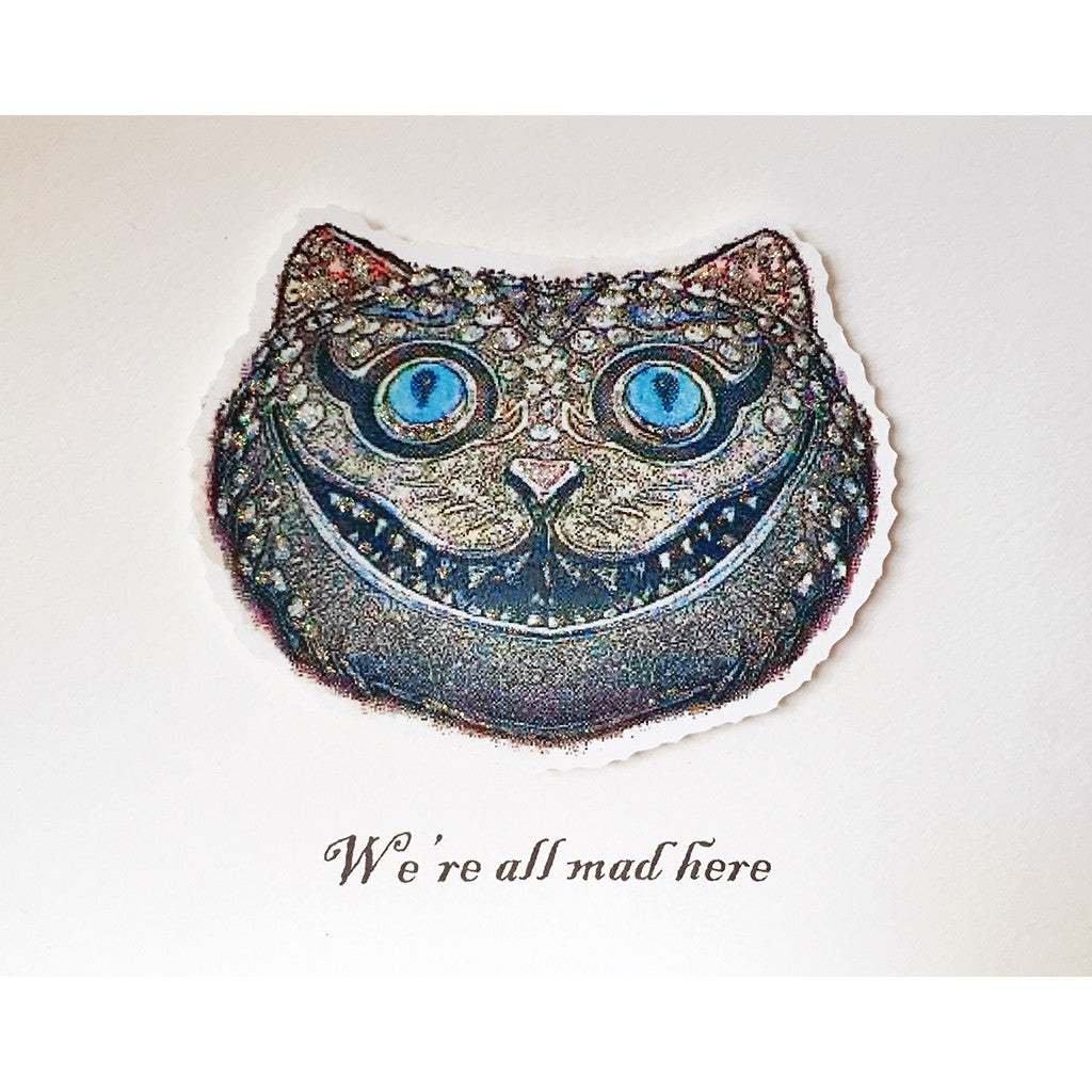 Greeting Card Cheshire Cat - Lumia Designs