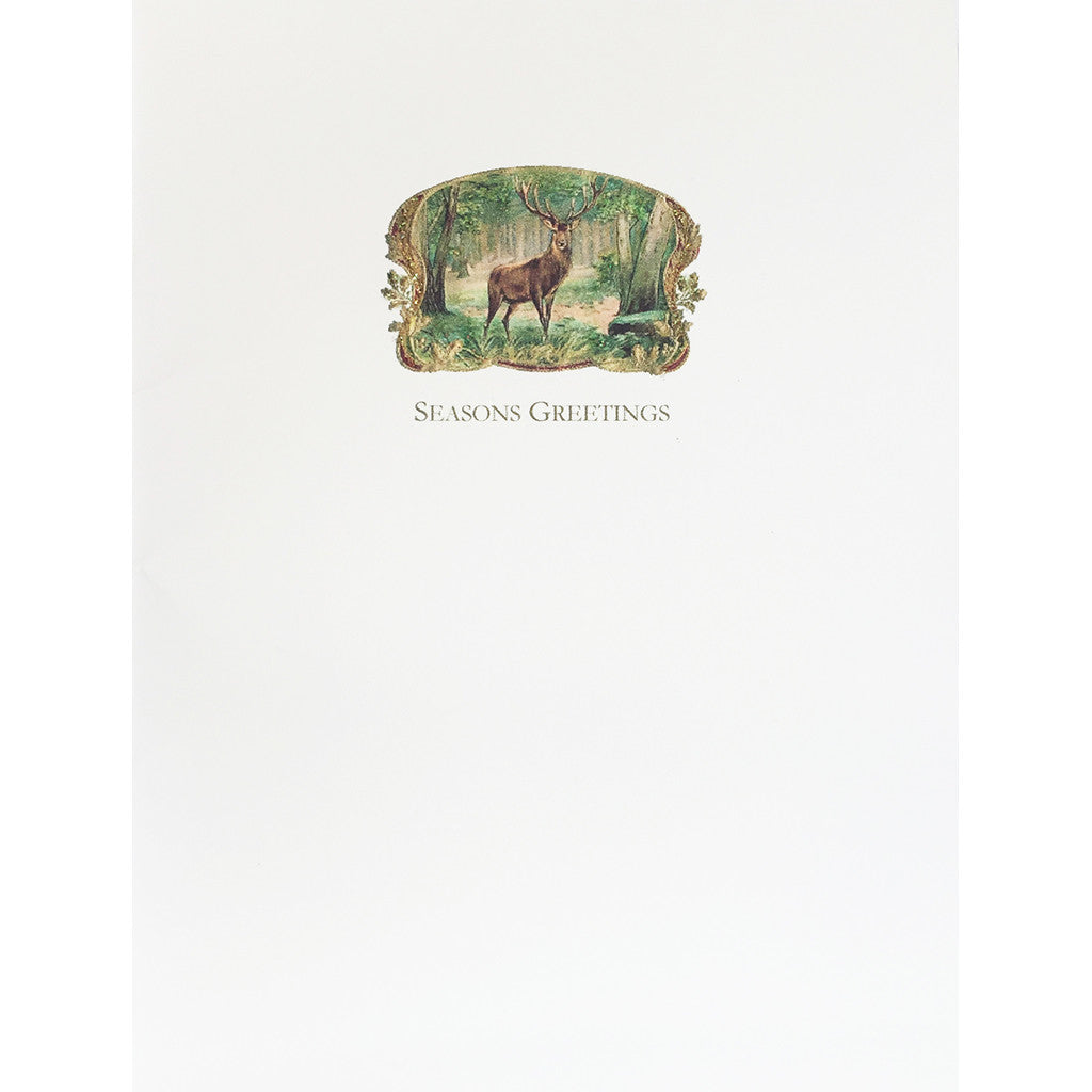 Greeting Card Holiday Elk - Lumia Designs