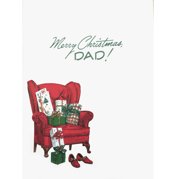 Dad Chair Christmas Card