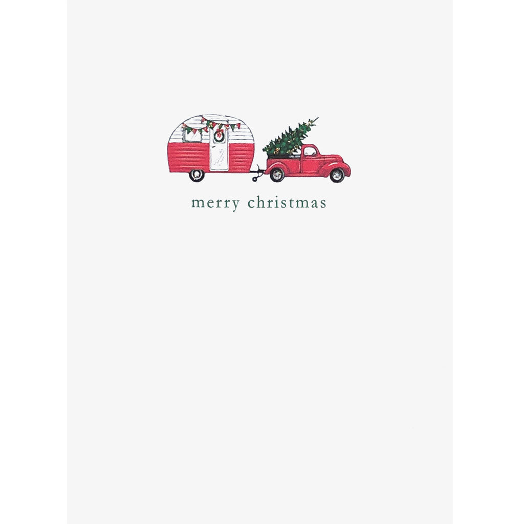 Camper Christmas Card