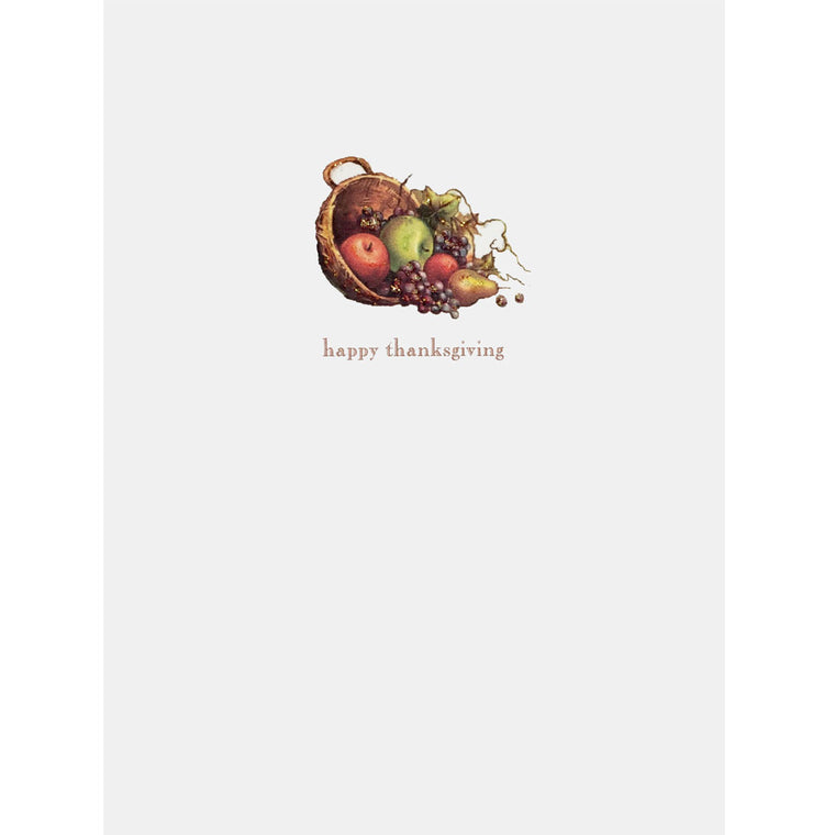 Greeting Card Cornucopia Thanksgiving - Lumia Designs