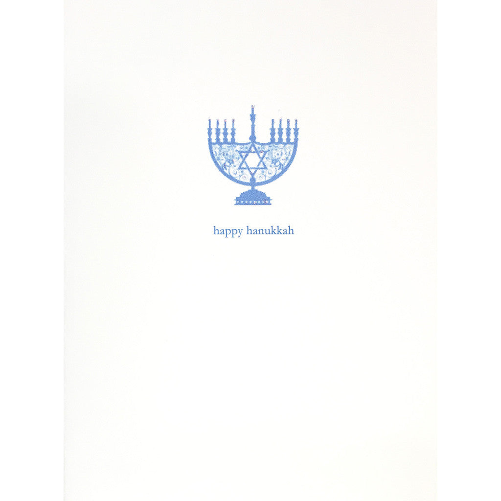Greeting Card Menorah - Lumia Designs