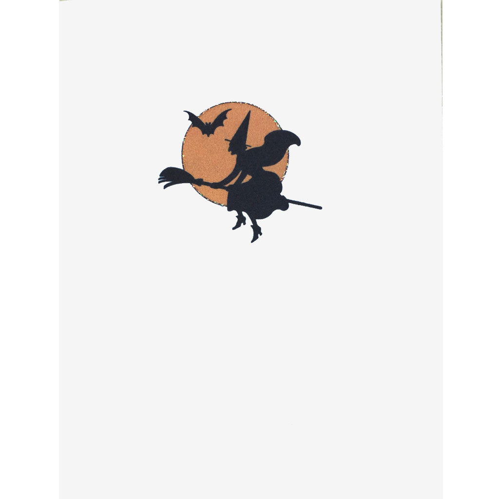 Halloween Witch greeting card