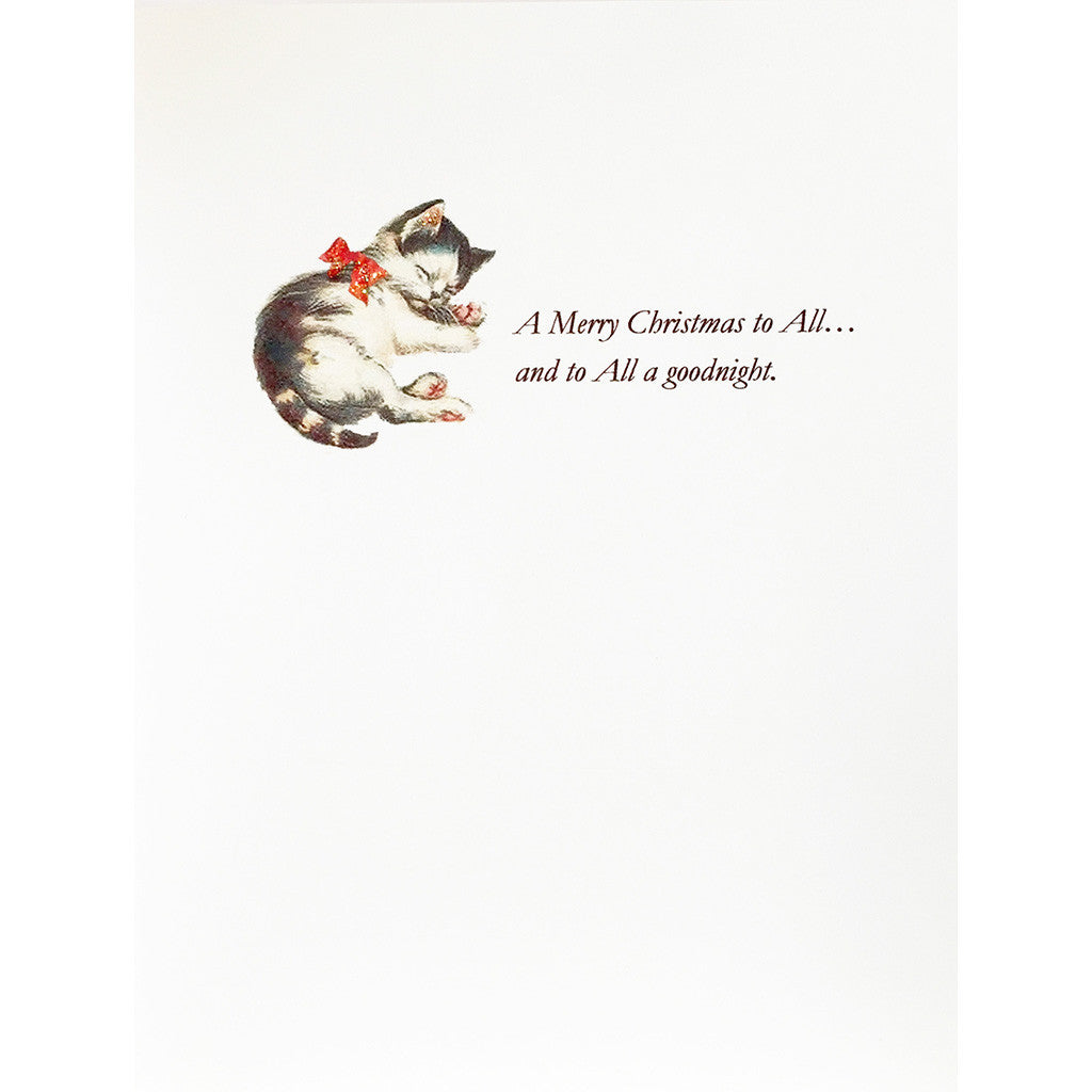 Greeting Card Kitten Xmas - Lumia Designs