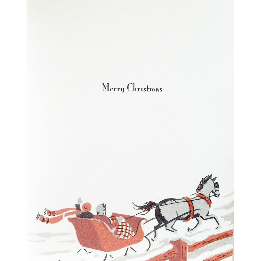 Greeting Card Sleigh Ride - Lumia Designs