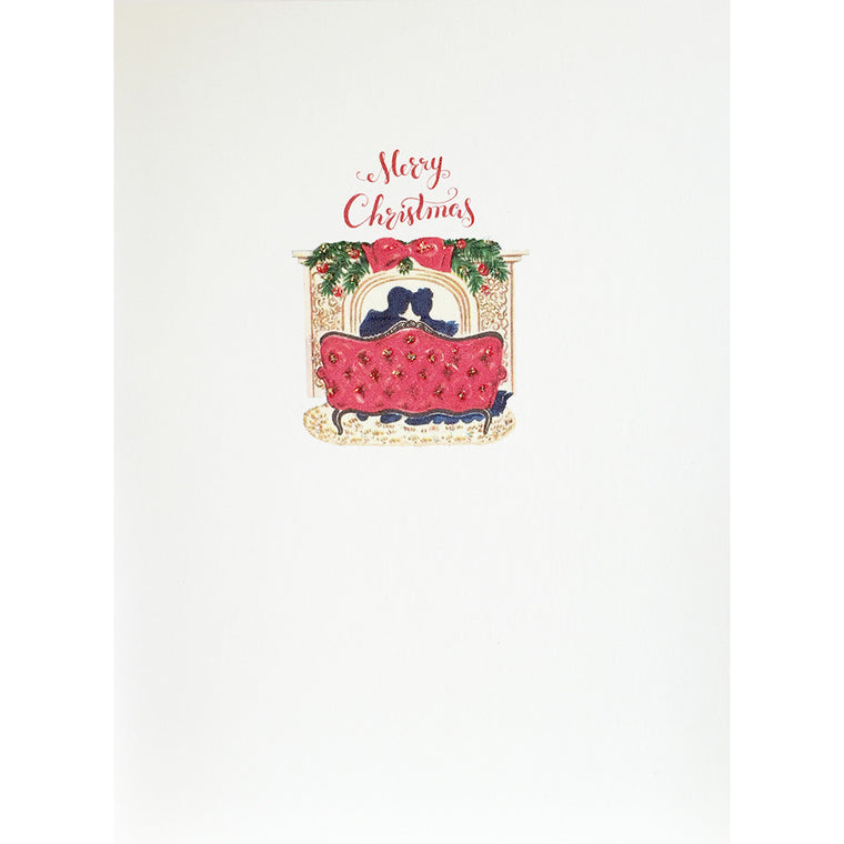 Greeting Card Christmas Love Seat - Lumia Designs