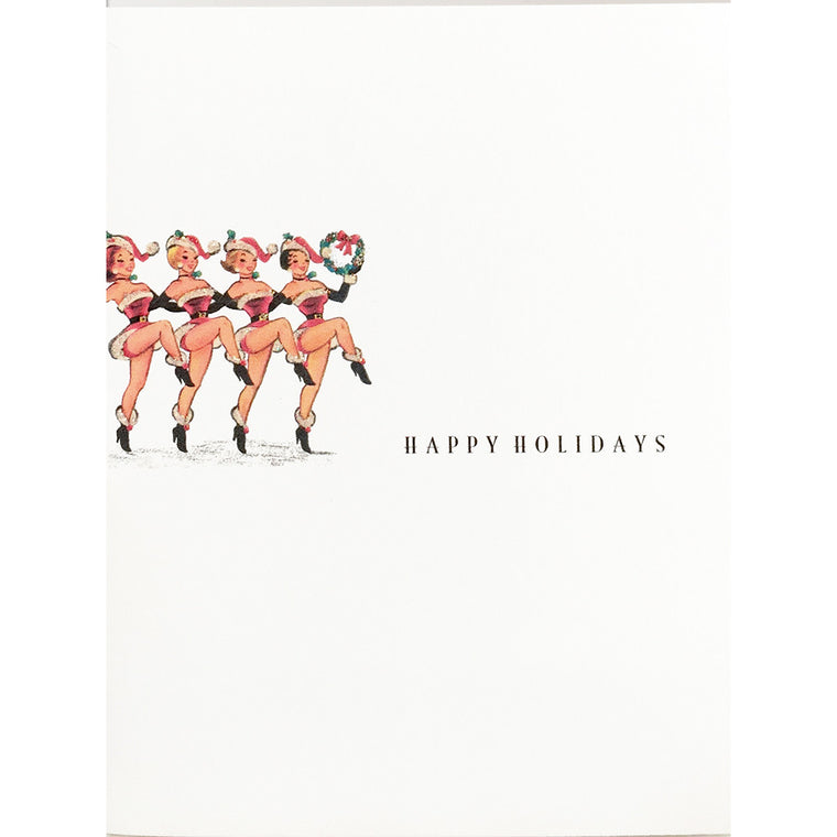 Greeting Card Chorus Line Holiday - Lumia Designs