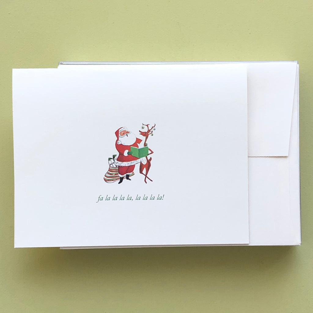 Singing Santa Boxed Christmas Cards