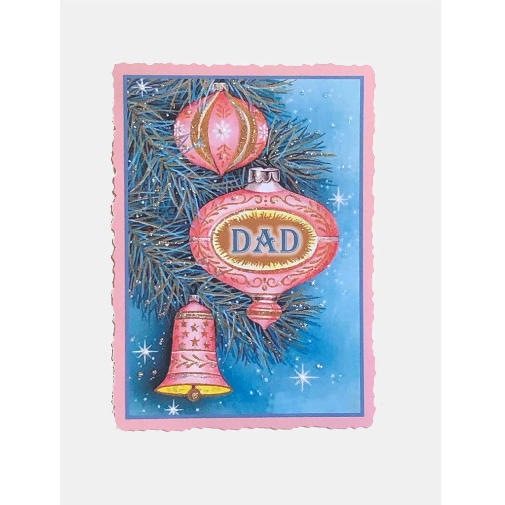 Dad Ornament Holiday Card