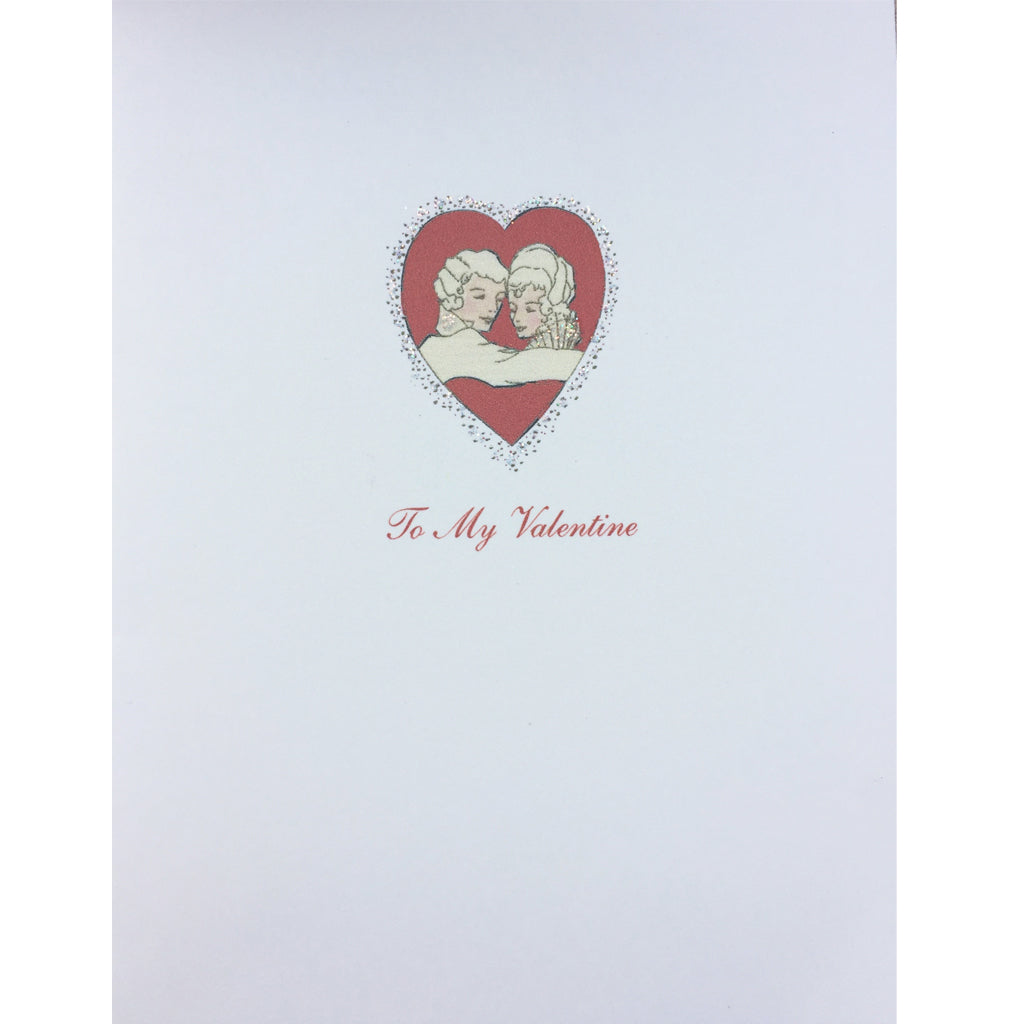 Heart Couple Valentine's Day Card