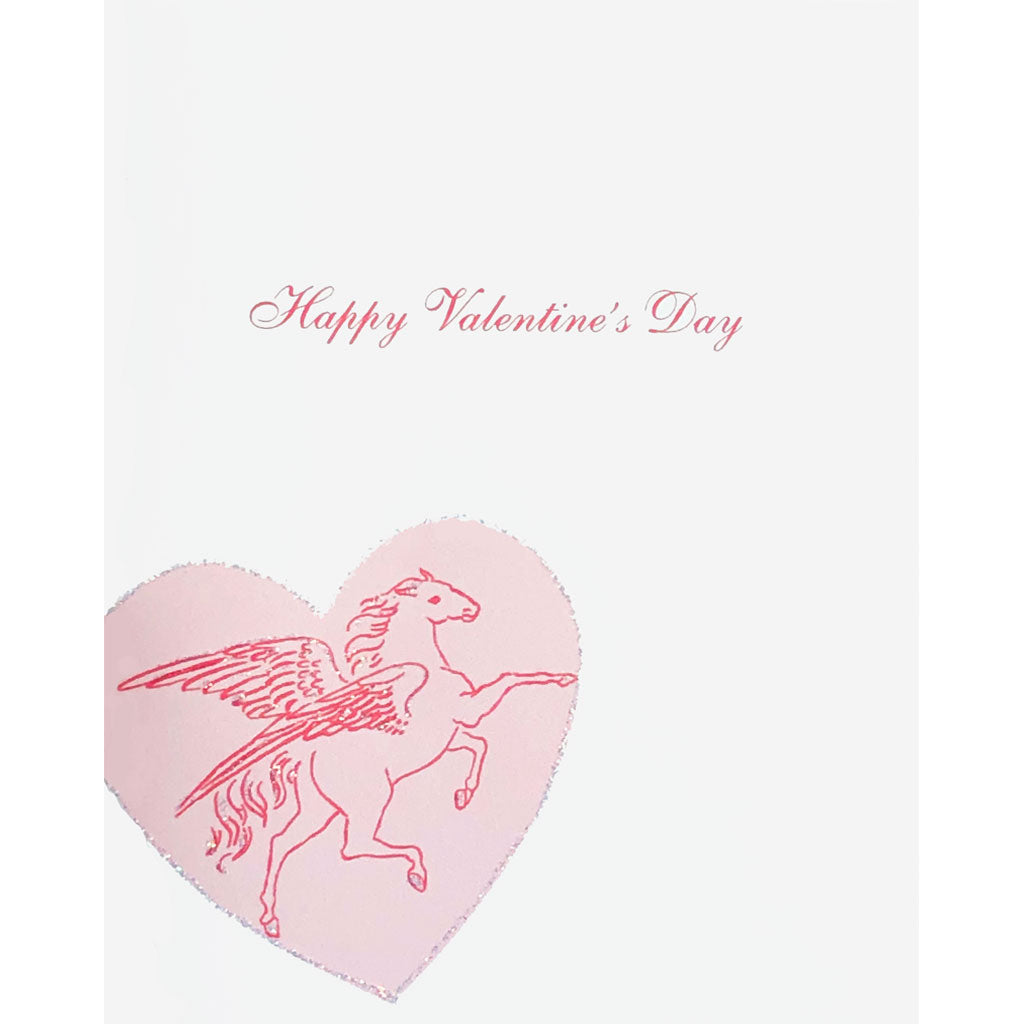 Pegasus Valentine's Day Card