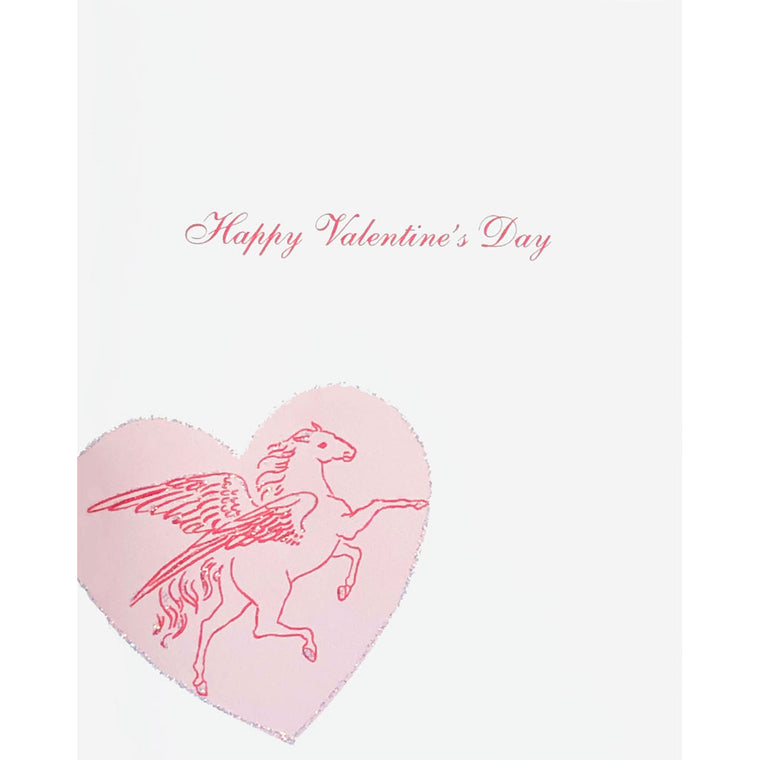 Pegasus Valentine's Day Card