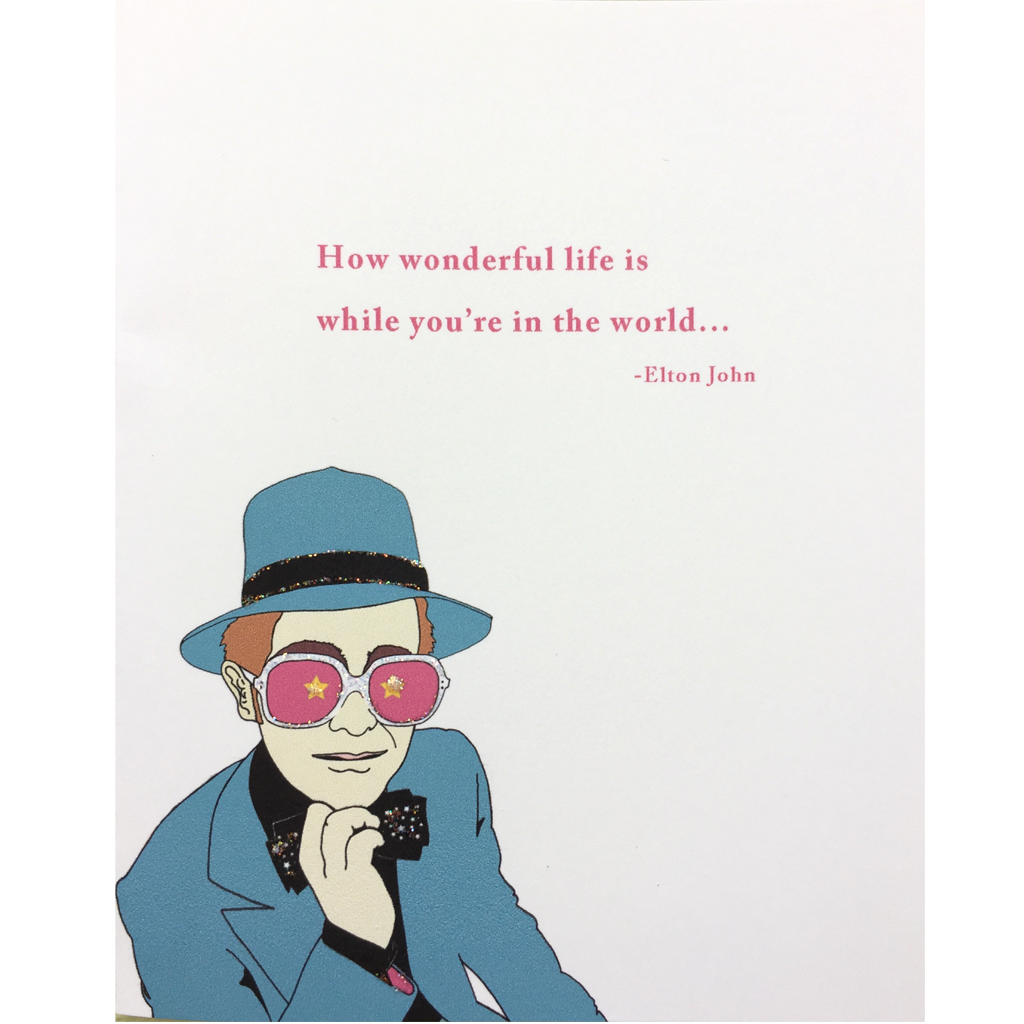 Elton Encouragement Card