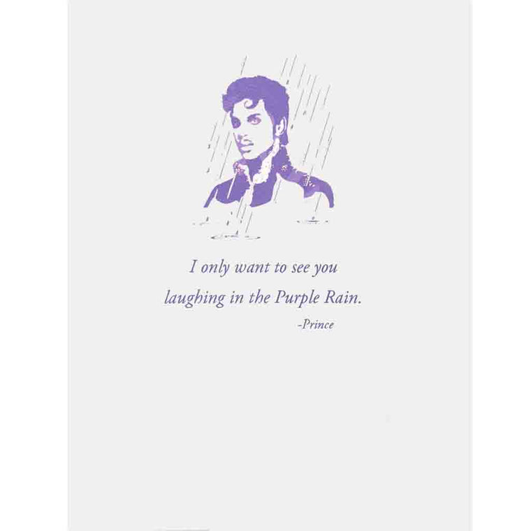 Prince Greeting Card