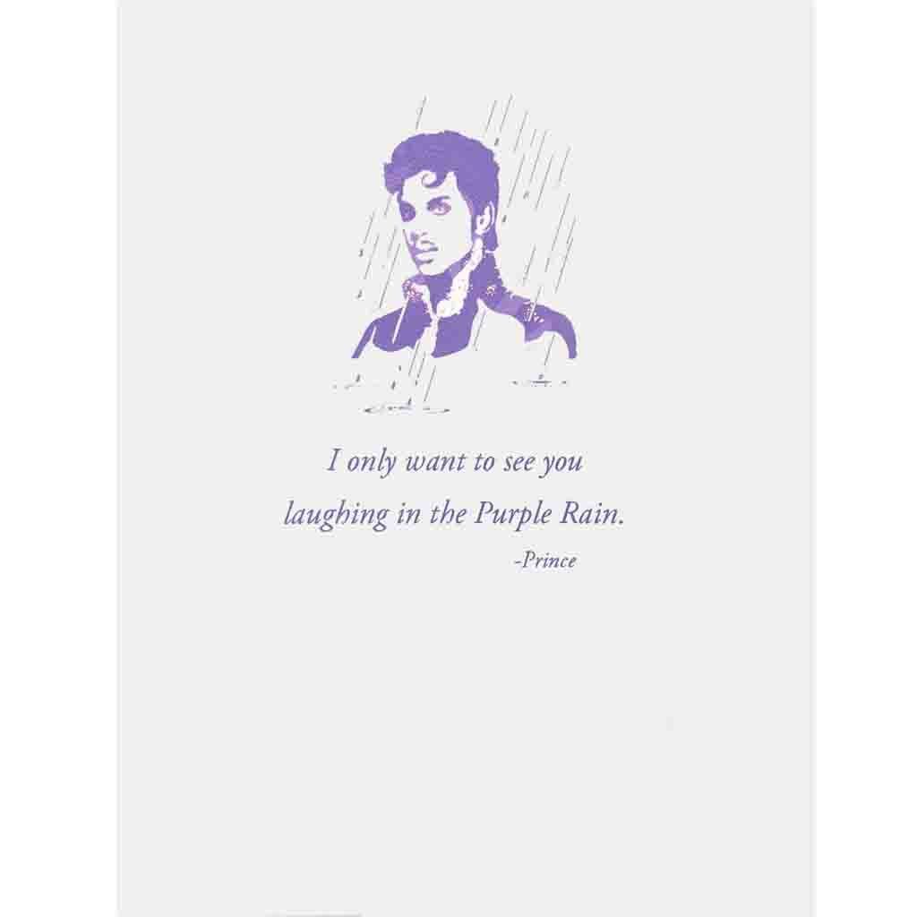 Prince Greeting Card