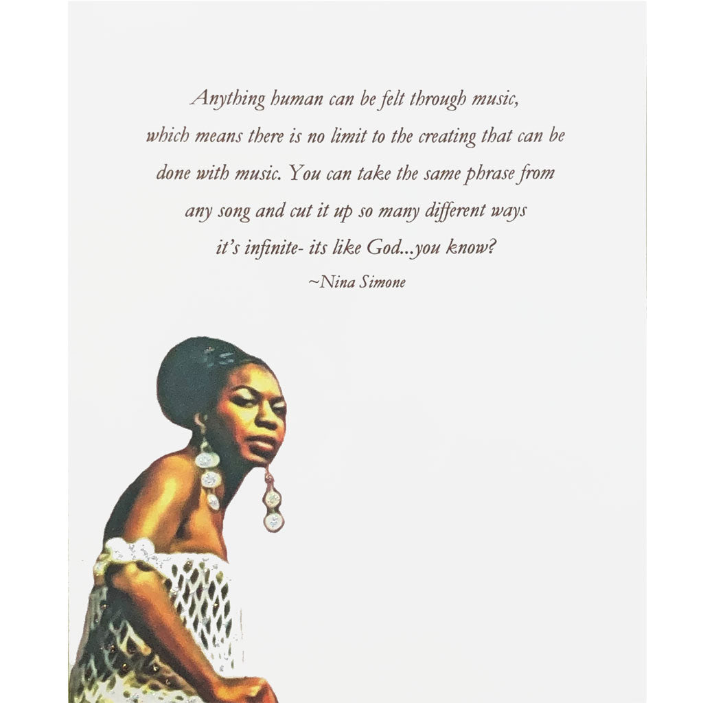 Nina Simone Quote Card