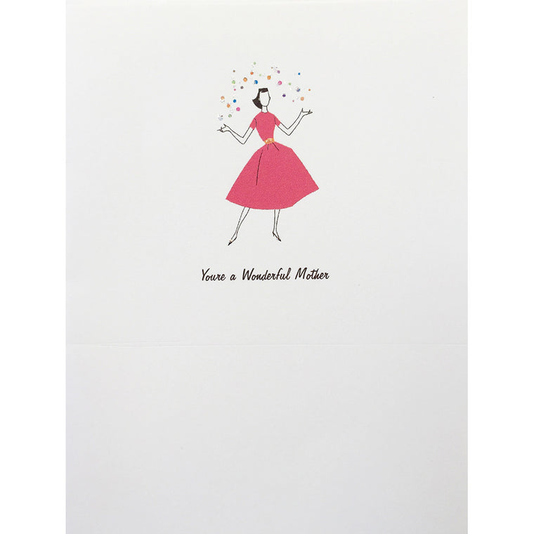 Greeting Card Wonderful Mom - Lumia Designs