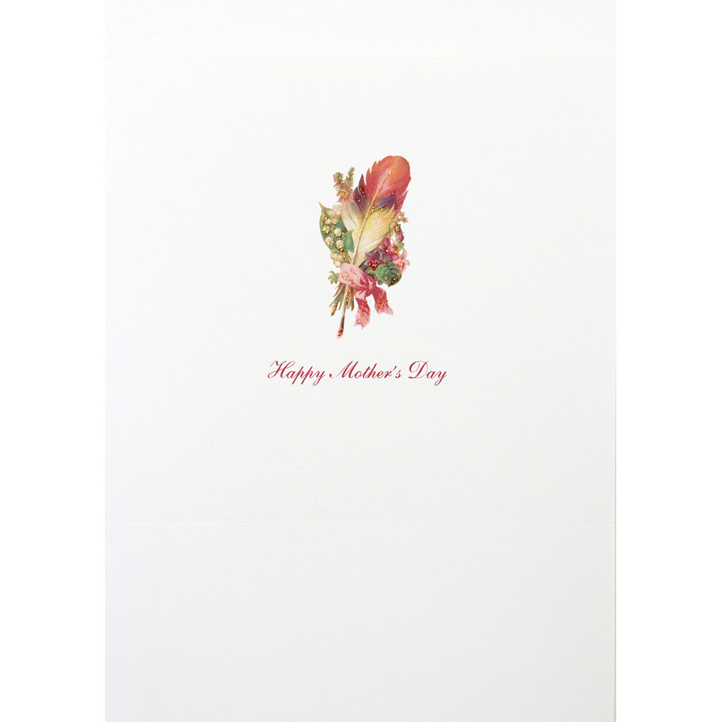 Greeting Card Feather Mother's Day - Lumia Designs