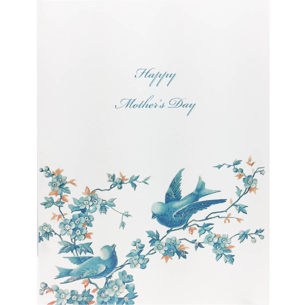 Blue Birds Mother's Day Card