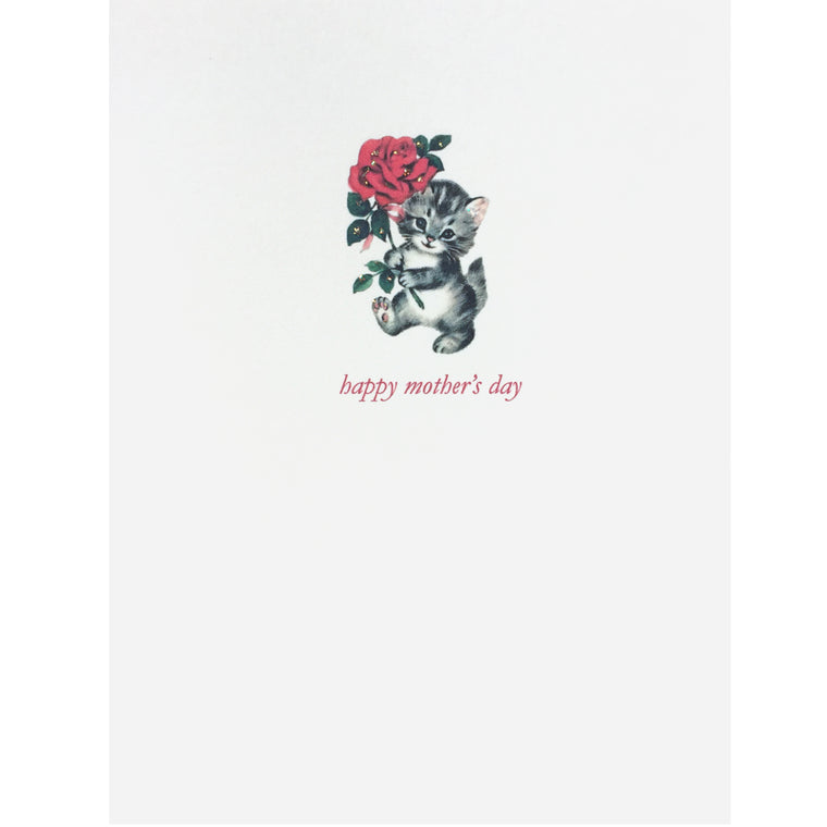 Kitty Rose Mother's Card